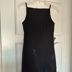 CDC Petite Black Floral Mini Dress